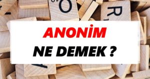 Anonim Sohbet