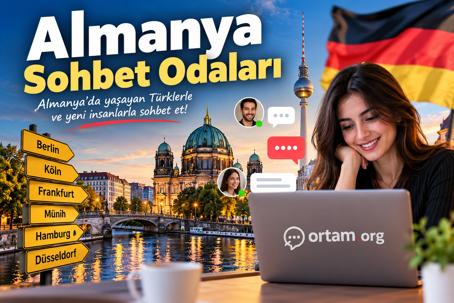 Almanya Sohbet Chat Odaları
